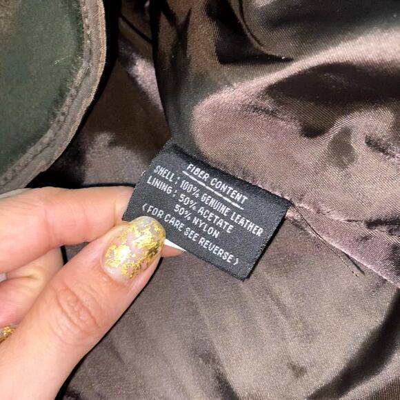 Leatherman Brown Genuine Leather Jacket Coat Size M - Picture 11 of 12